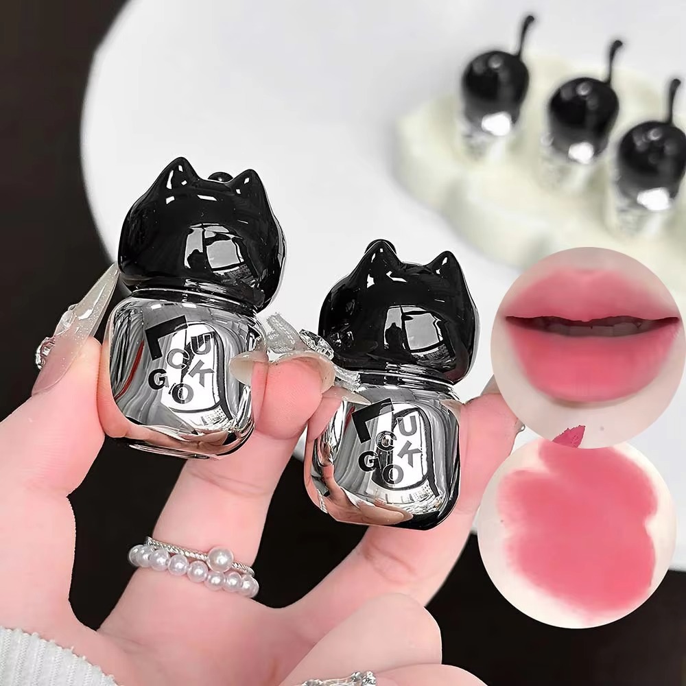 Matte Velvet Lip Tint Long Lasting - Cute Cat Red Tint Velvet Matte