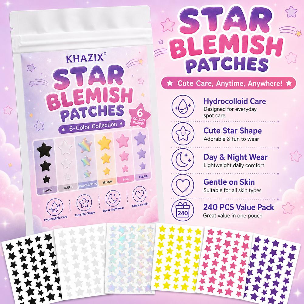 240PCS Star Pimple Patches For - Hydrocolloid Pimple Patch 评论和价格