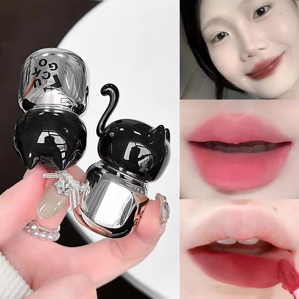 Cute Cat Red Tint Velvet Matte - Matte Velvet Lip Tint Long Lasting 评论和价格