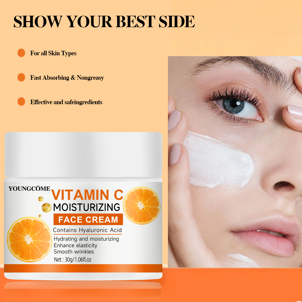 Vitamin C Moisturising Cream R - Hyaluronic Acid Facial Serum 评论和价格