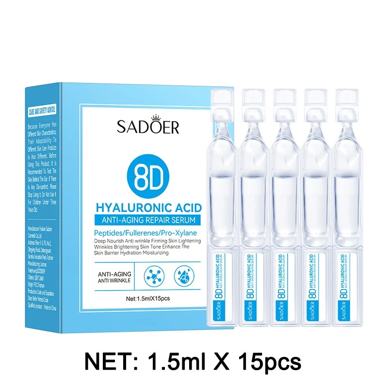 1 Box 15Pcs Hyaluronic Acid Fa - Hyaluronic Acid Facial Serum 评论和价格