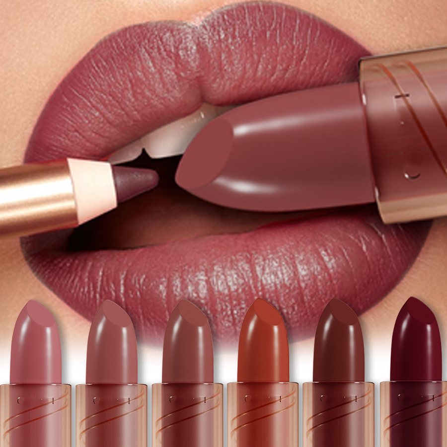 14-Color Matte Lipstick, Non-F - Matte Velvet Lip Tint Long Lasting 评论和价格
