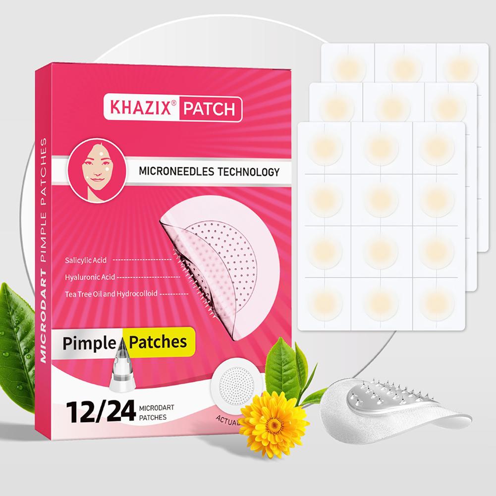12/24PCS Micro Needle Pimple P - Hydrocolloid Pimple Patch 评论和价格