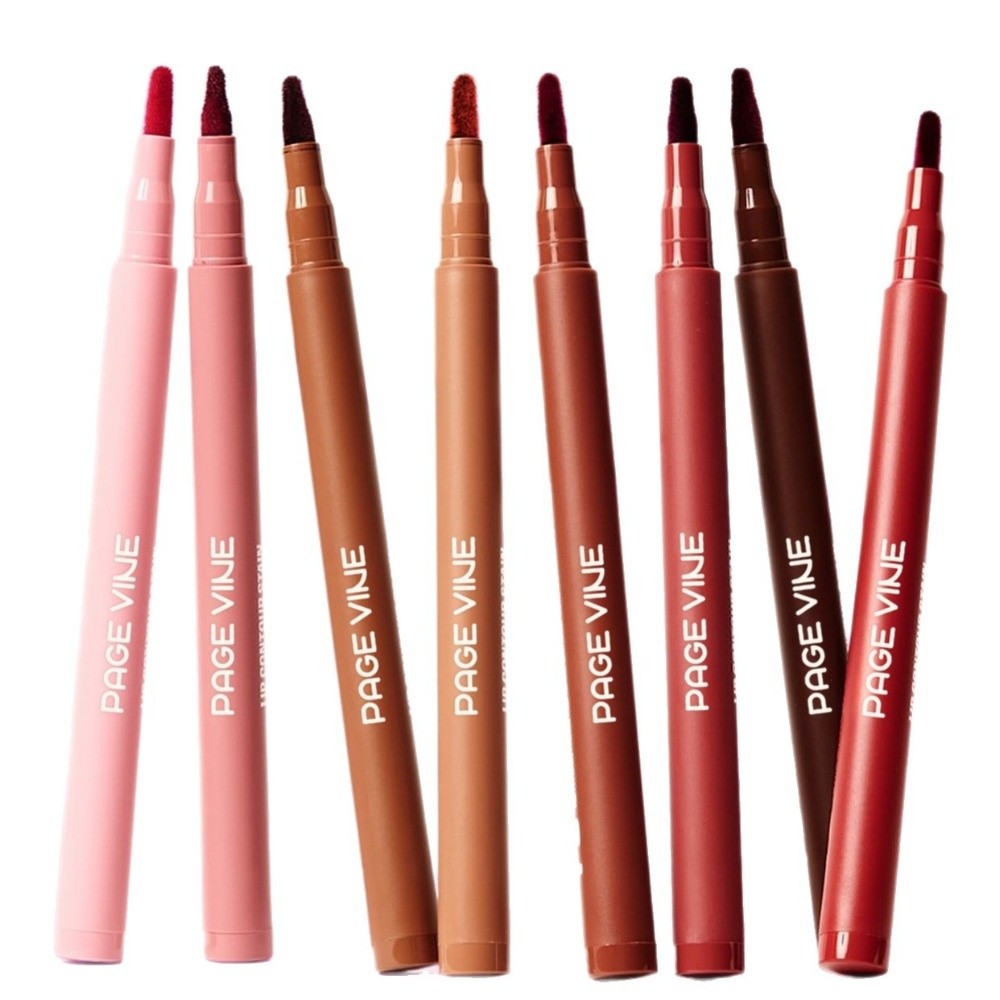 Velvet Brown Lip Liner Pencil  - Matte Velvet Lip Tint Long Lasting 评论和价格