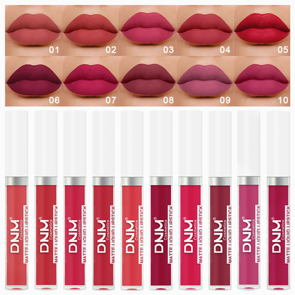 DNM 18 Colors Matte Velvet Lip - Matte Velvet Lip Tint Long Lasting 评论和价格