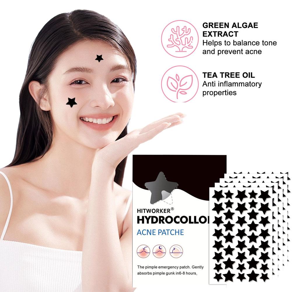 200/400Pcs Black Star Hydrocol - Hydrocolloid Pimple Patch 评论和价格