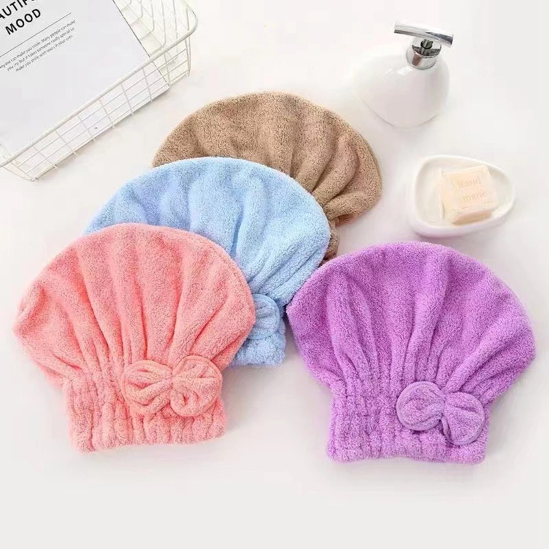 1Pc Microfiber Hair Turban wit - Hair Care 评论和价格